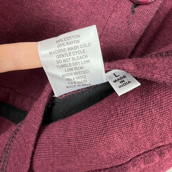 Parsley & Sage Sweater Womens Large Reversible Button Up Cardigan Casual Knit L - Picture 11 of 15